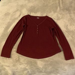 EUC Old Navy Long Sleeve Henley